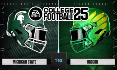 Michigan State Vs Oregon Football Game 2024