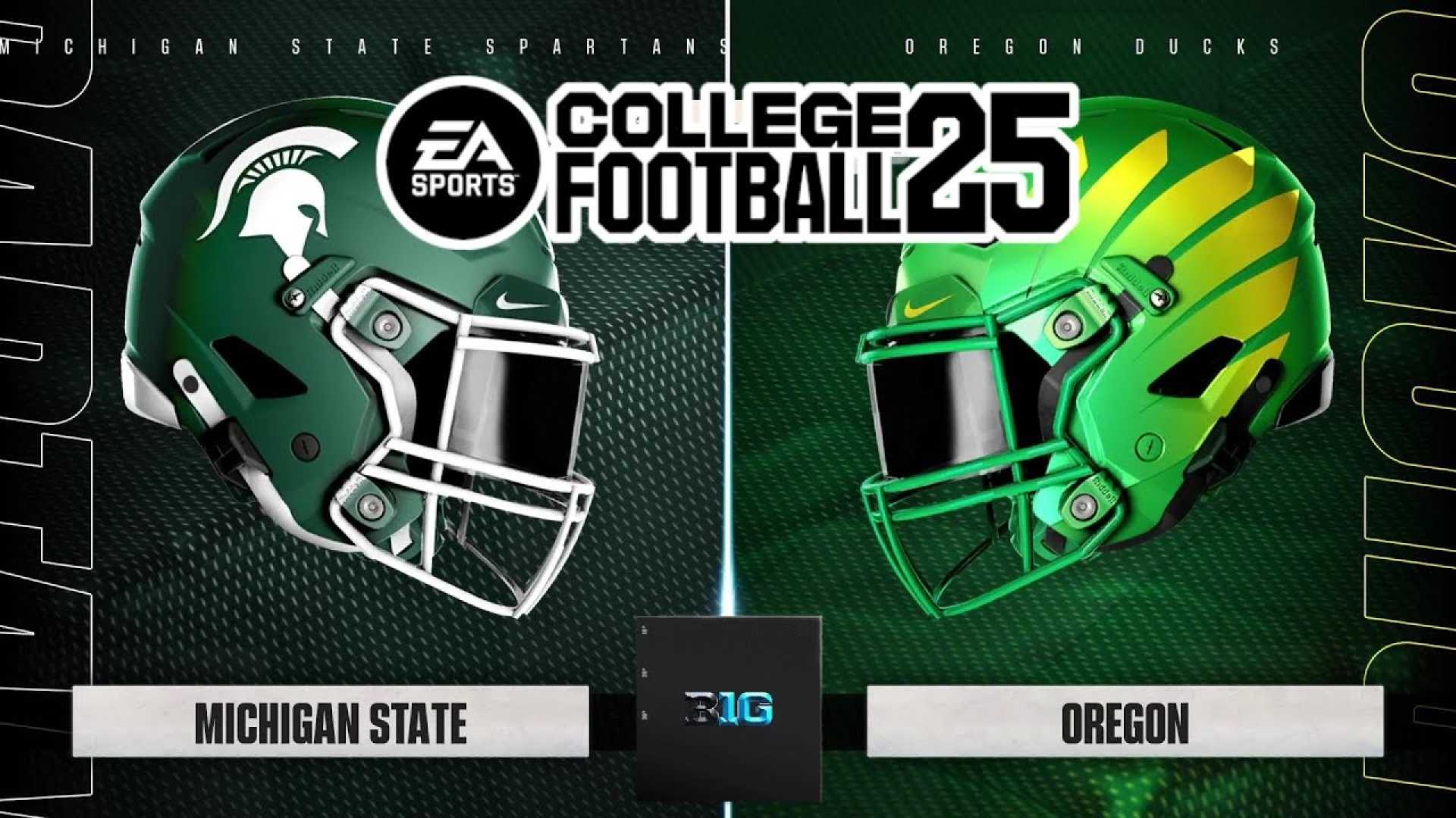 Michigan State Vs Oregon Football Game 2024