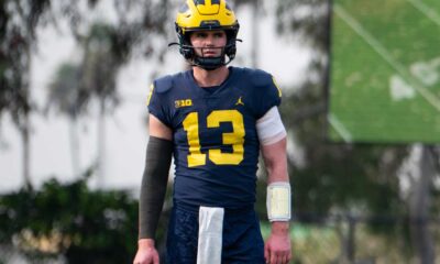 Michigan Wolverines Quarterback Jack Tuttle