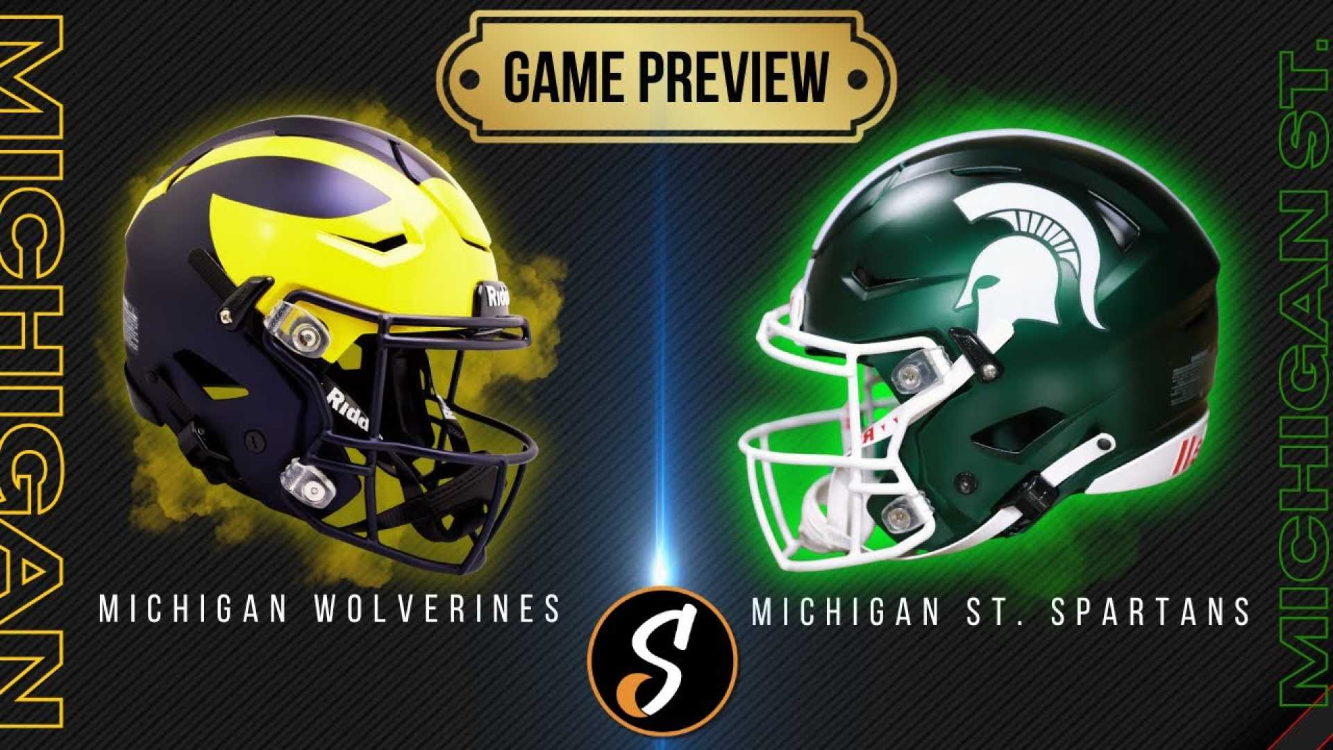 Michigan Wolverines Vs Michigan State Football Game