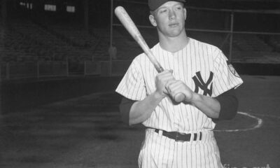 Mickey Mantle In Yankees Uniform