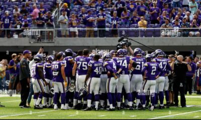 Minnesota Vikings Players On The Field