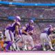 Minnesota Vikings Sam Darnold Celebrating A Touchdown