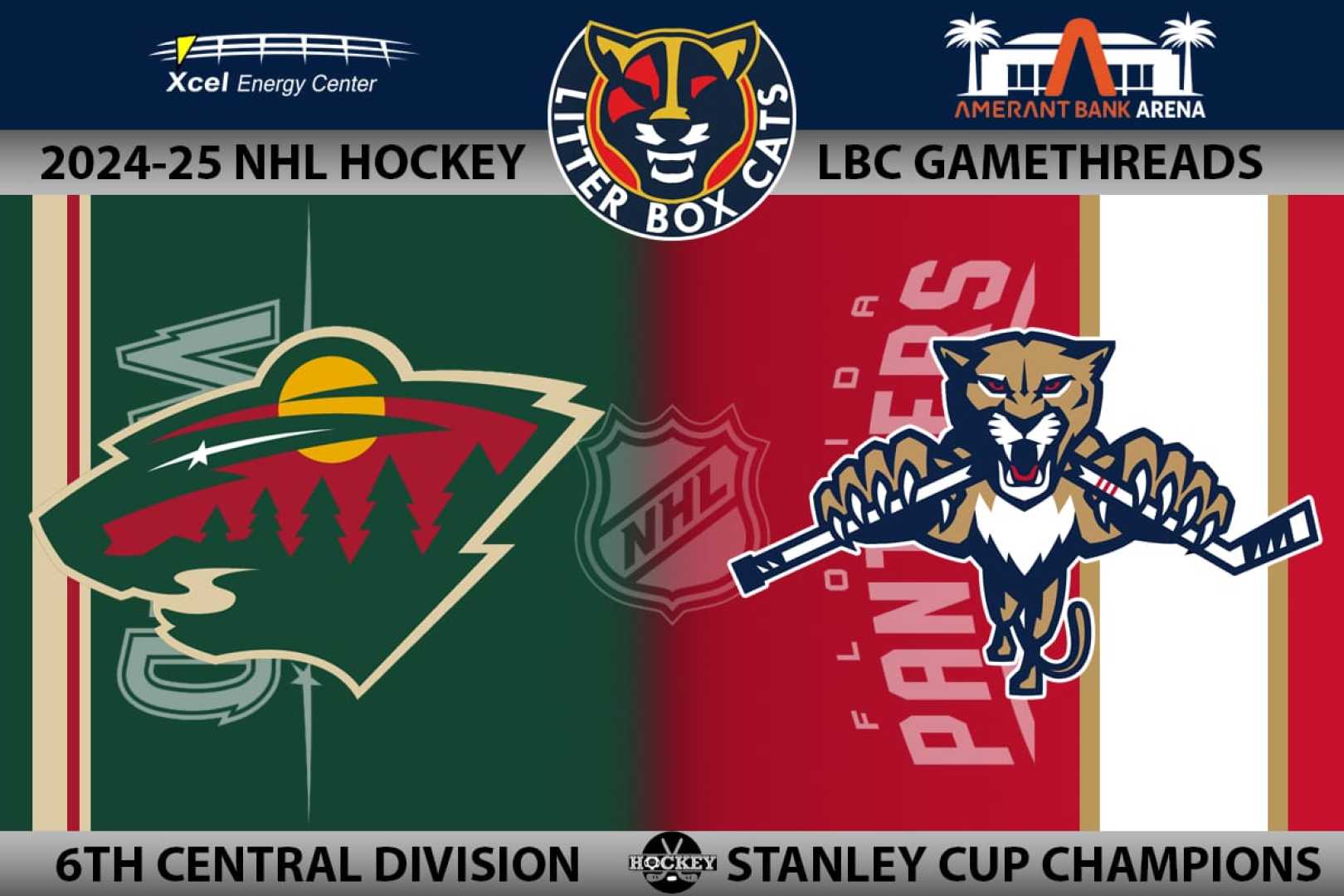 Minnesota Wild Vs Florida Panthers Hockey Game