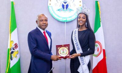 Miss Universe Nigeria Chidimma Onwe Adetsina Governor Peter Mbah