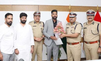 Mohammed Siraj Dsp Ceremony Telangana