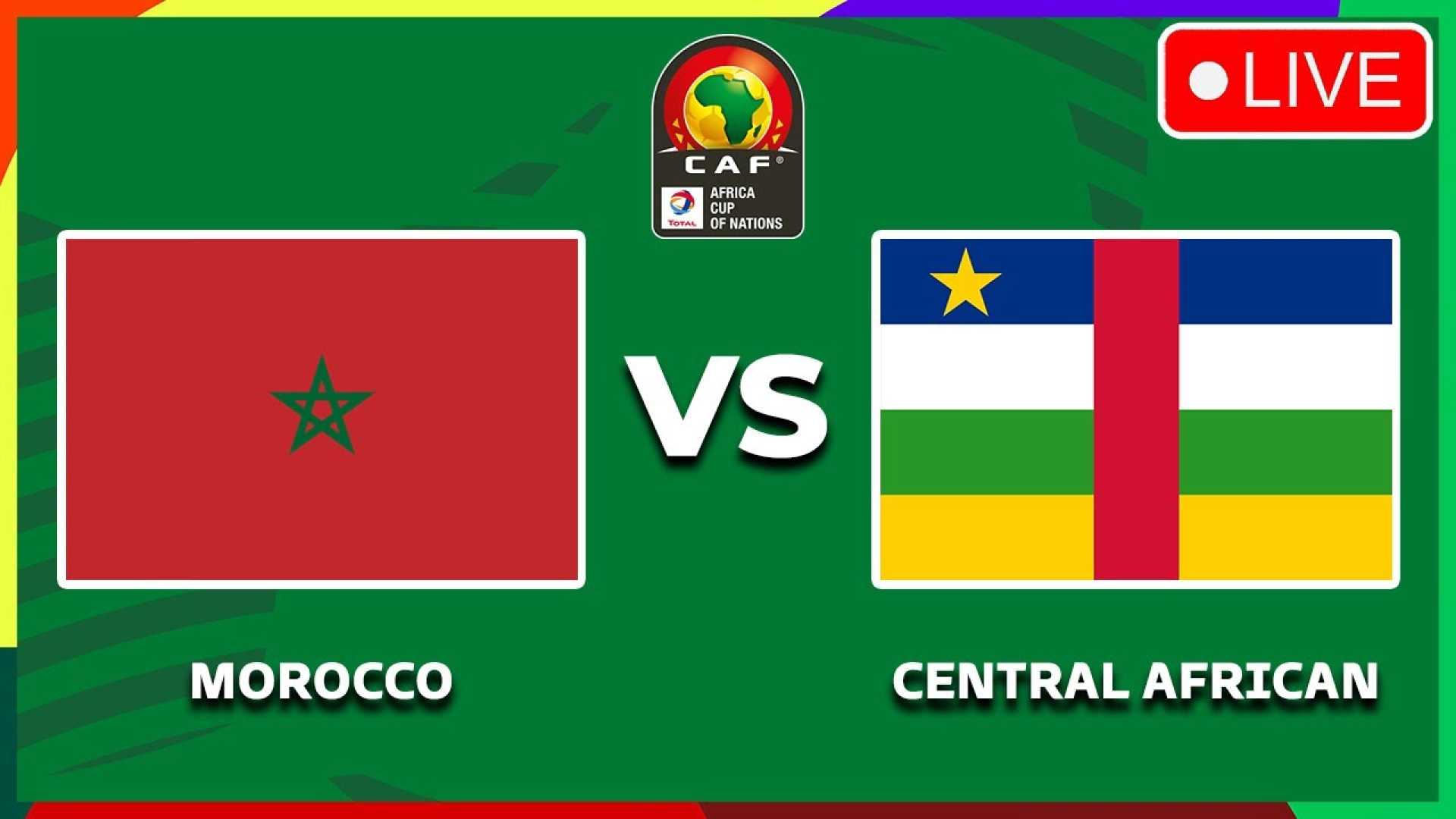 Morocco Vs Central African Republic Afcon Qualifiers