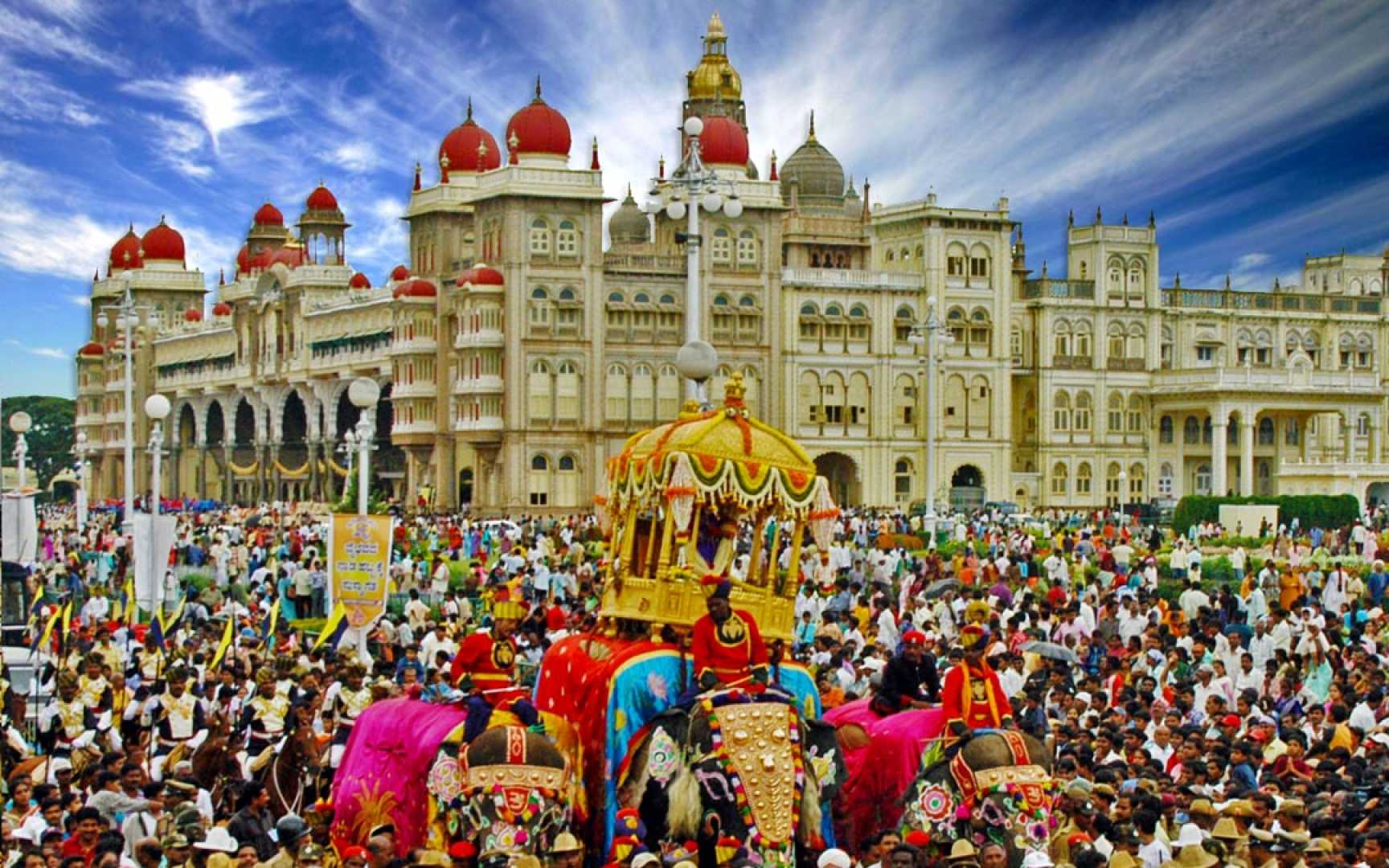 Mysuru Dasara Festival Tourists