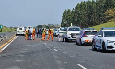 N2 Mandeni Toll Plaza Crash Scene