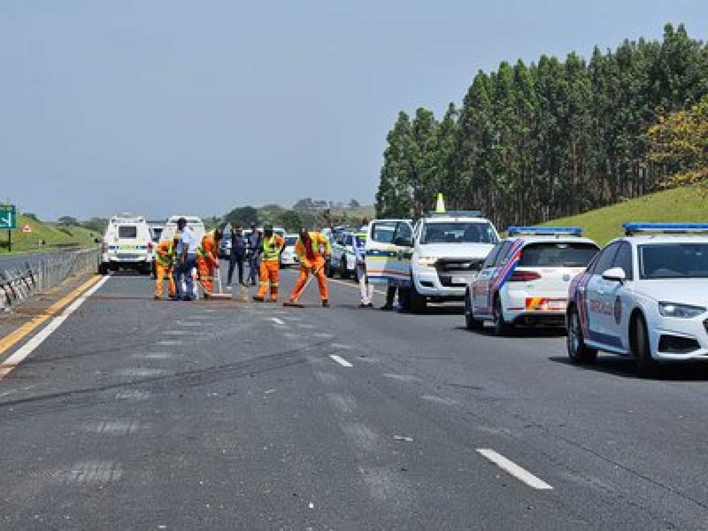 N2 Mandeni Toll Plaza Crash Scene