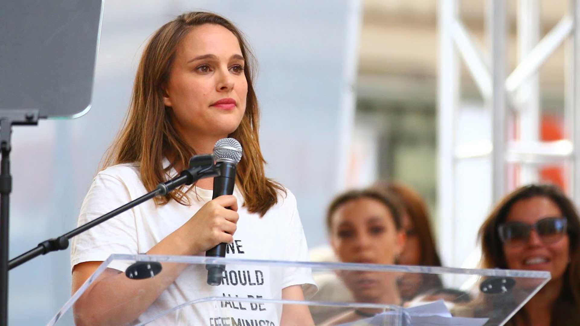 Natalie Portman Speaking At Women's March Los Angeles