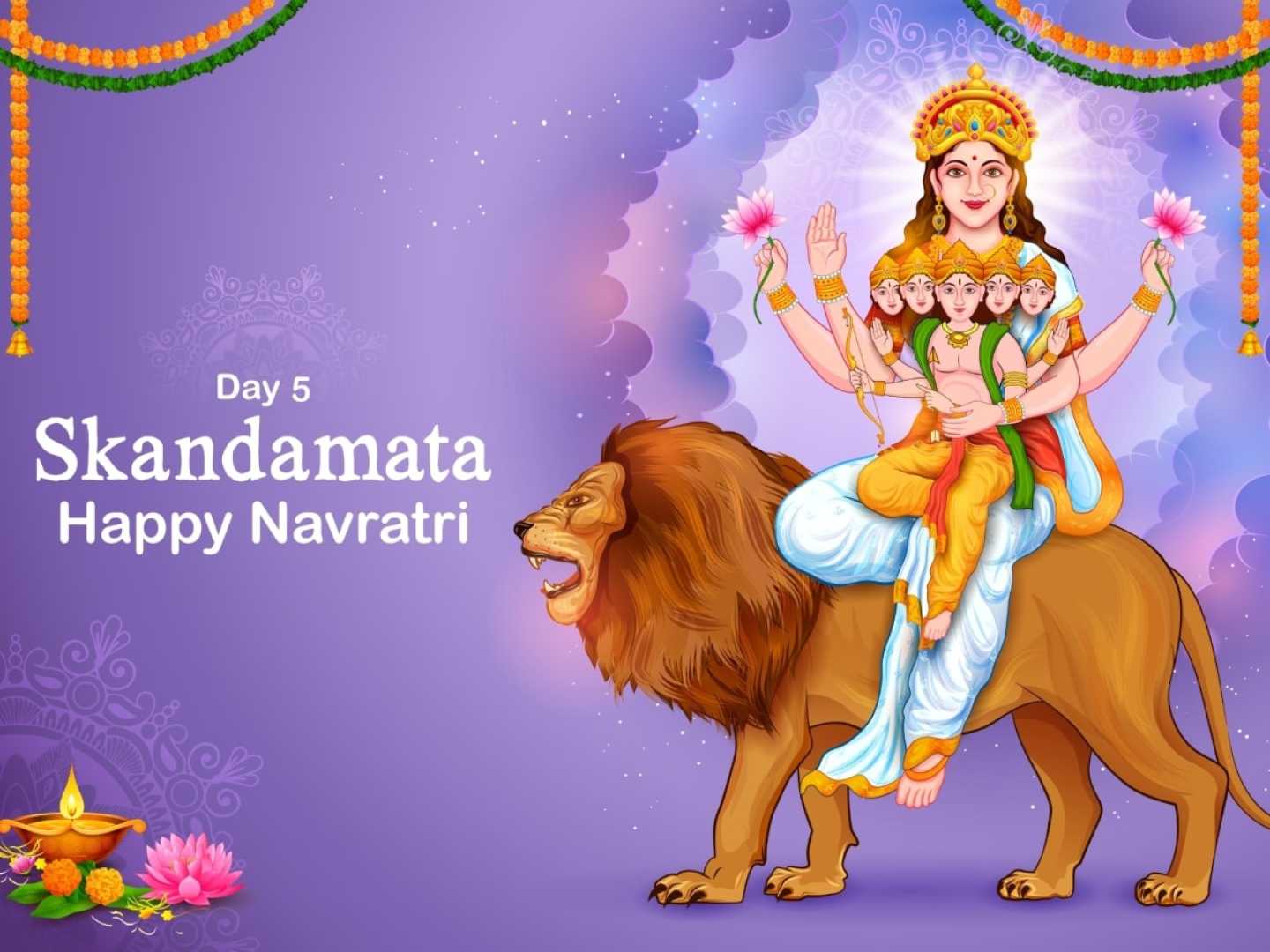 Navratri Skandamata Worship