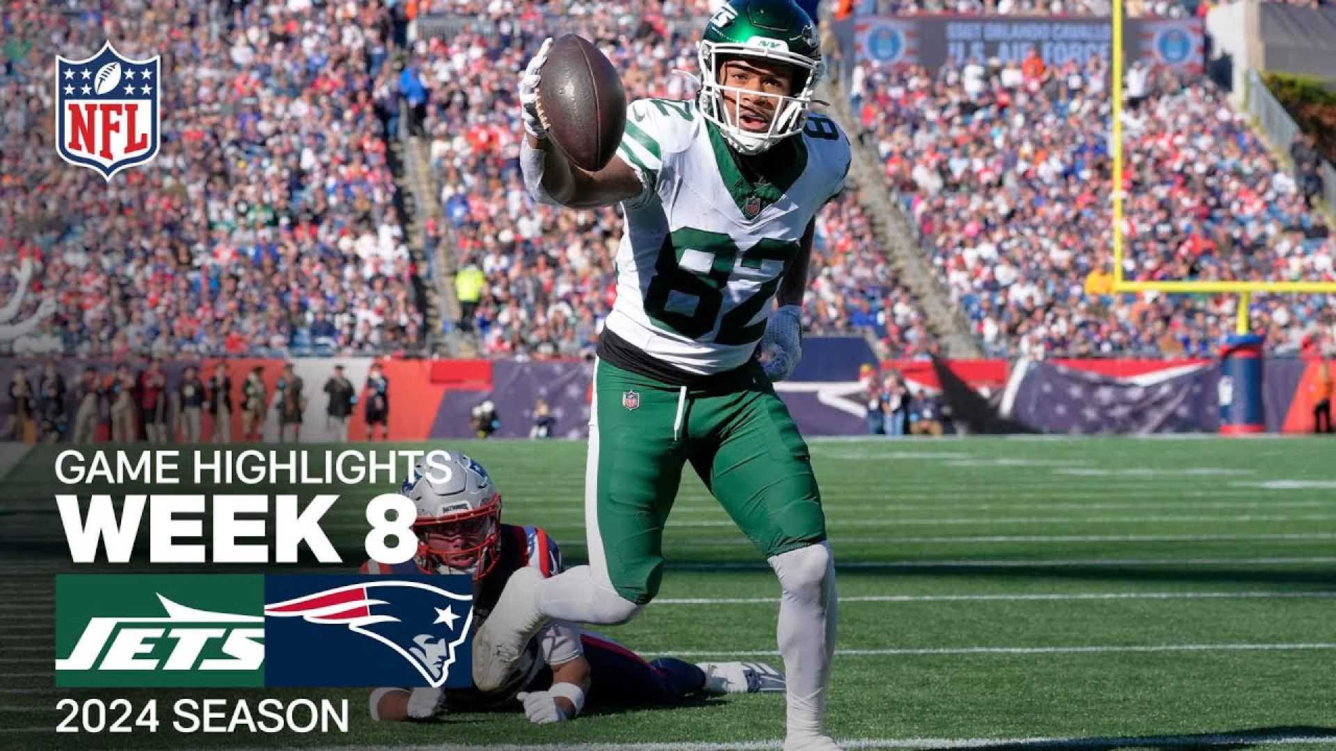 New York Jets Vs New England Patriots Game Highlights