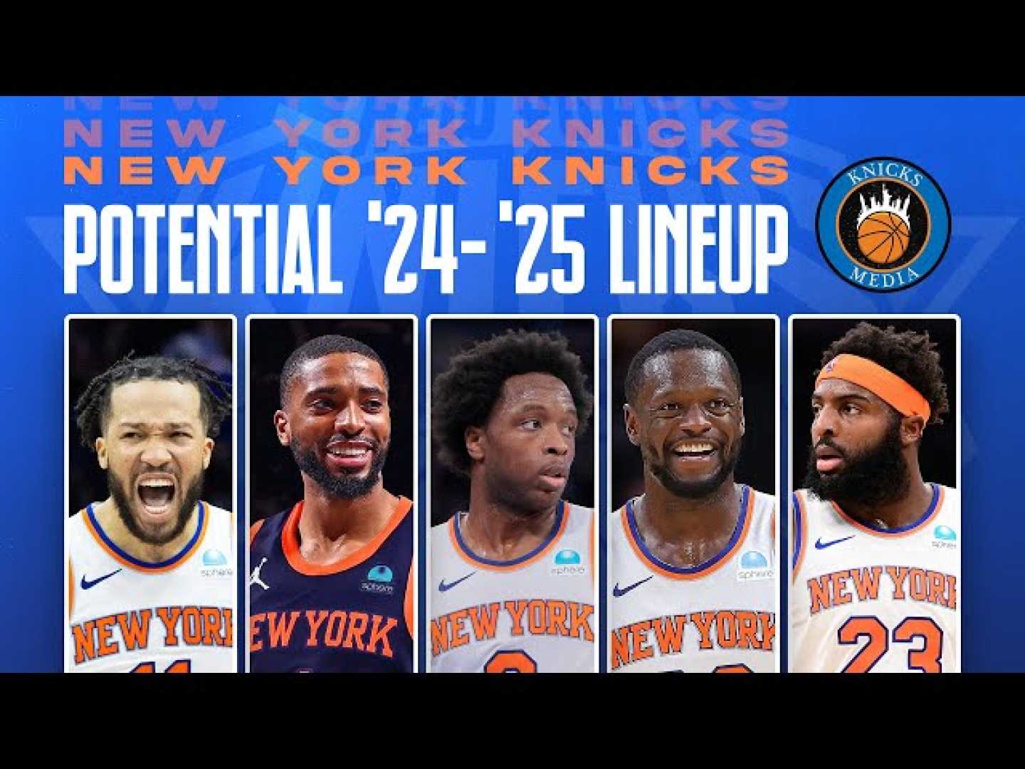 New York Knicks 2024 25 Starting Lineup