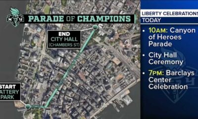 New York Liberty Wnba Championship Parade Route