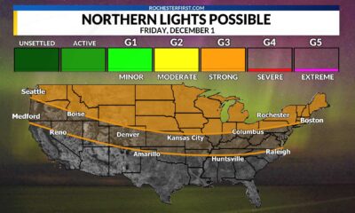 Northern Lights Forecast Map