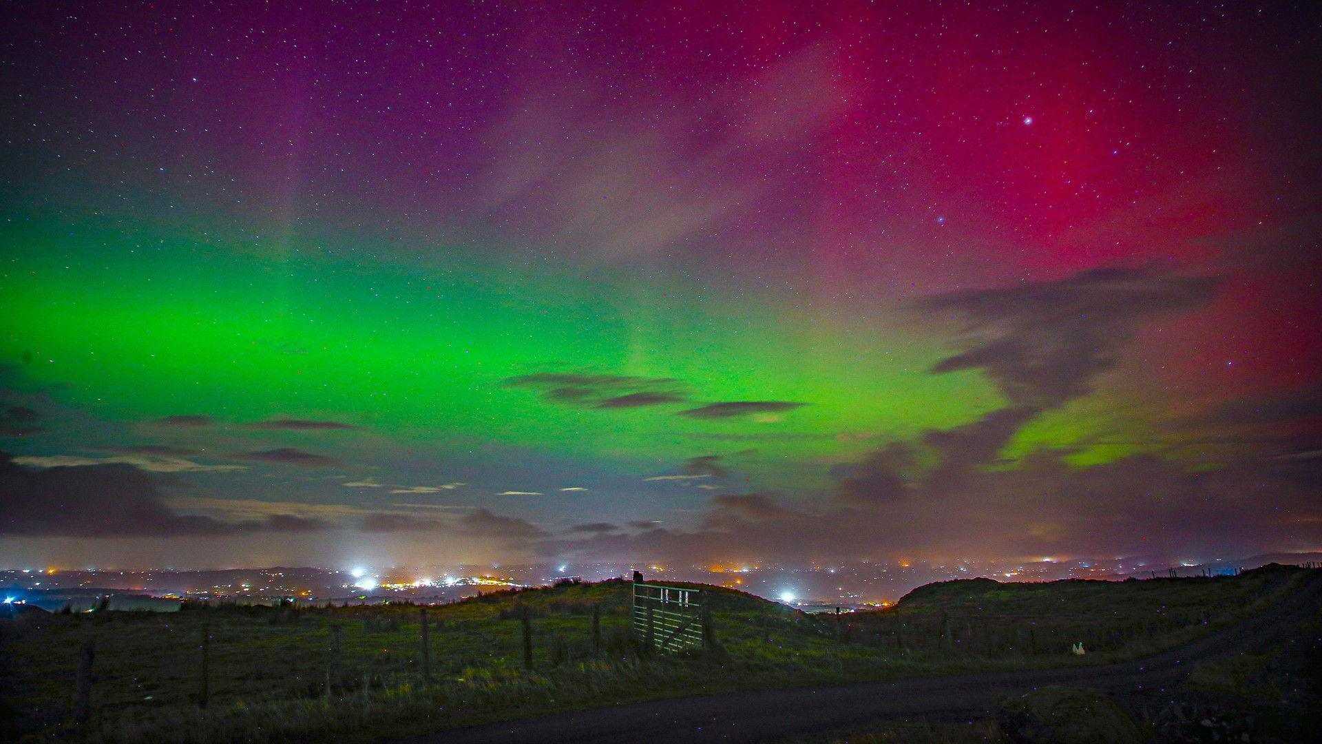 Northern Lights In Northern Ireland