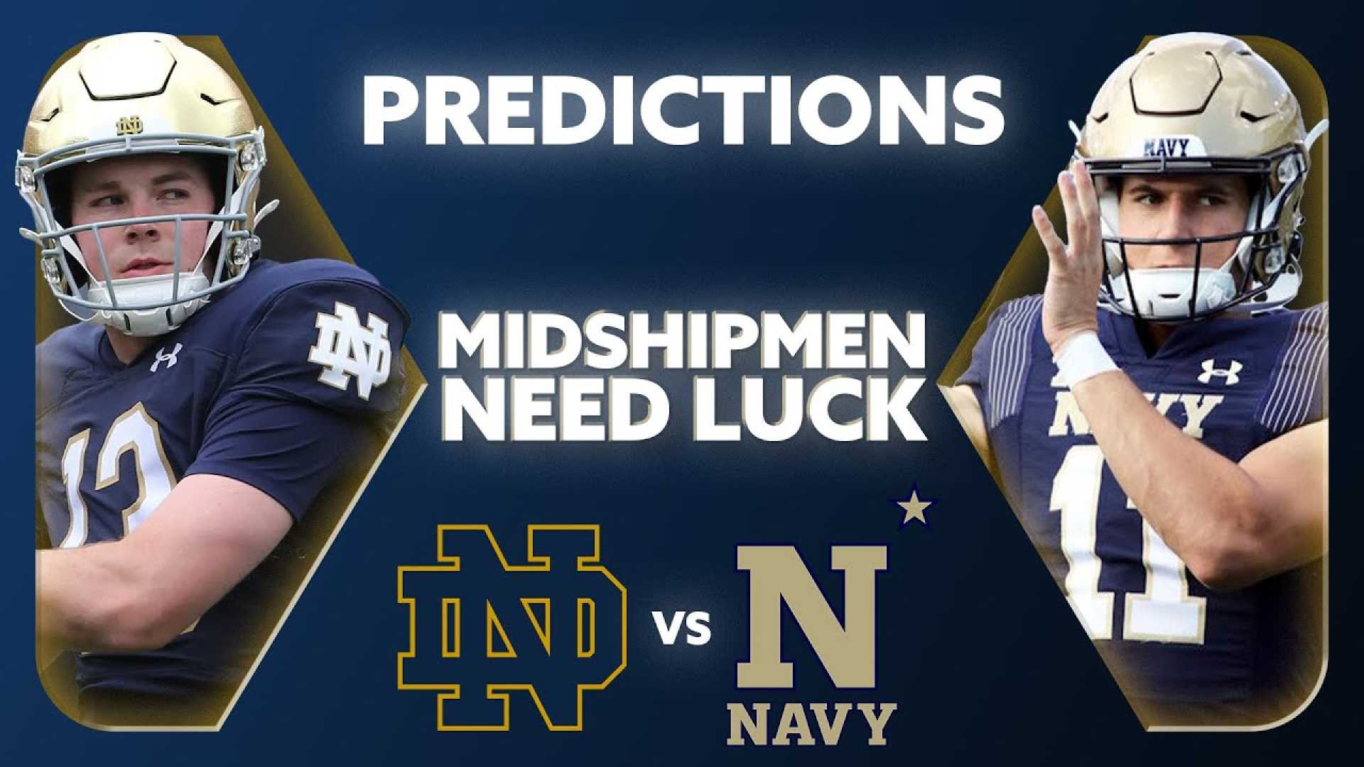 Notre Dame Vs Navy College Football Game Predictions