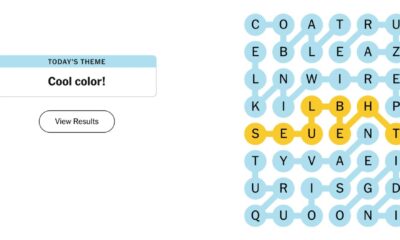 Nyt Strands Cool Color Theme Words