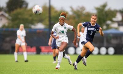 Old Dominion University Women's Soccer Team Playing Against Marshall