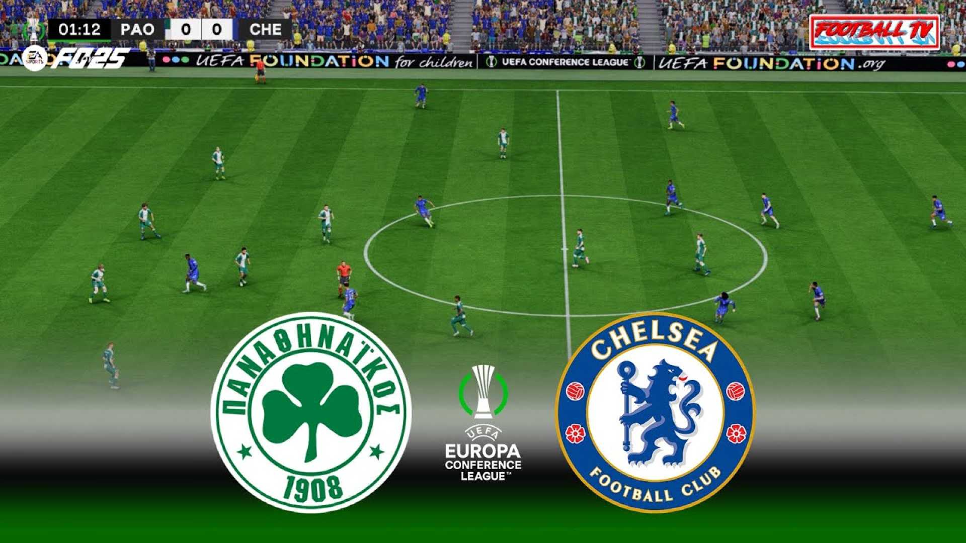 Panathinaikos Vs Chelsea Uefa Conference League Match