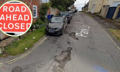 Park Lane Southwold Roadwork