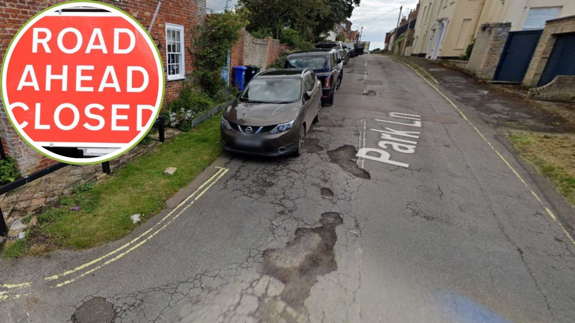 Park Lane Southwold Roadwork