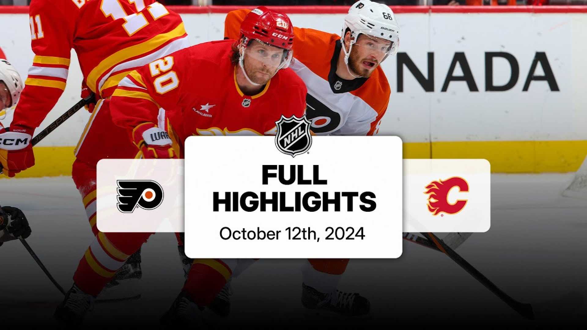 Philadelphia Flyers Vs Calgary Flames October 12 2024