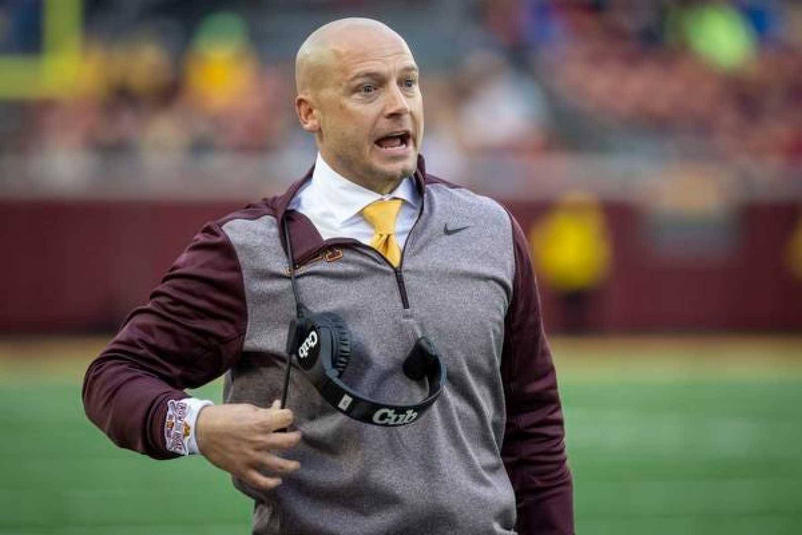 Pj Fleck Minnesota Golden Gophers Coach