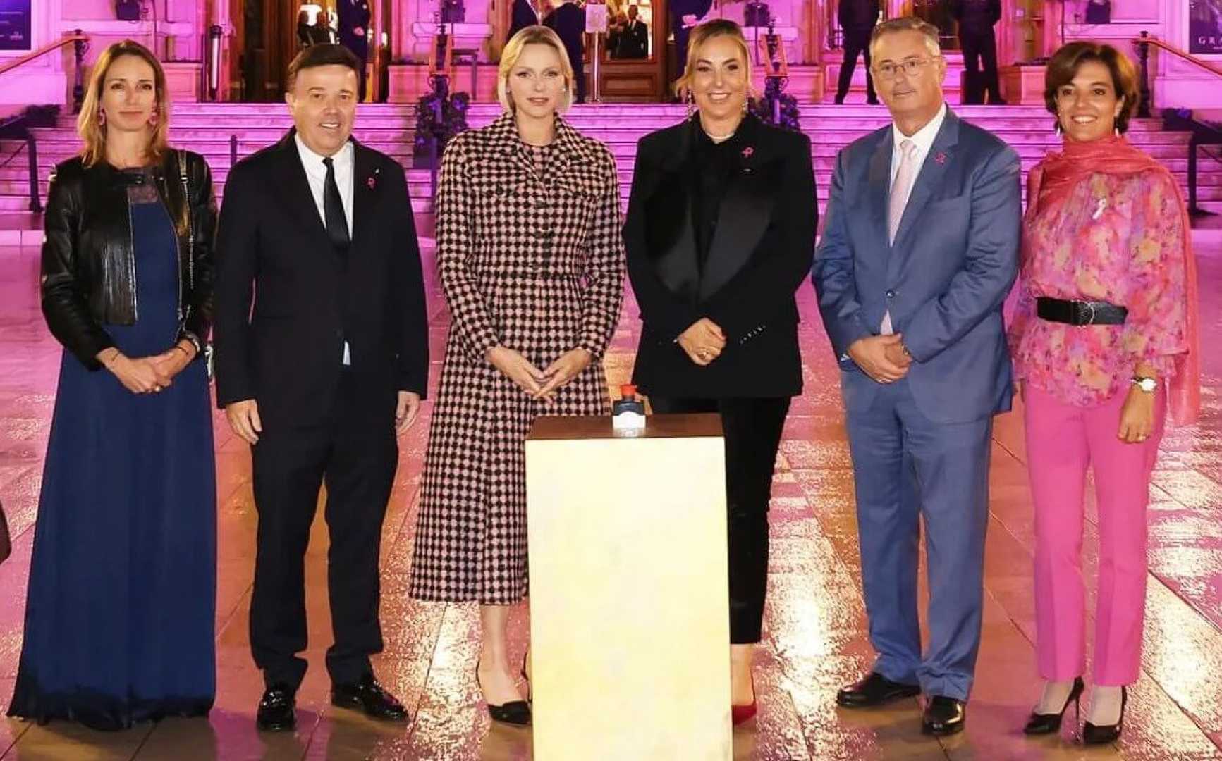 Princess Charlene Pink Ribbon Monaco