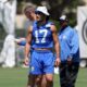 Puka Nacua Practicing With Los Angeles Rams