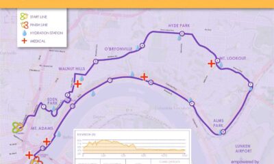 Queen Bee Half Marathon Course Map