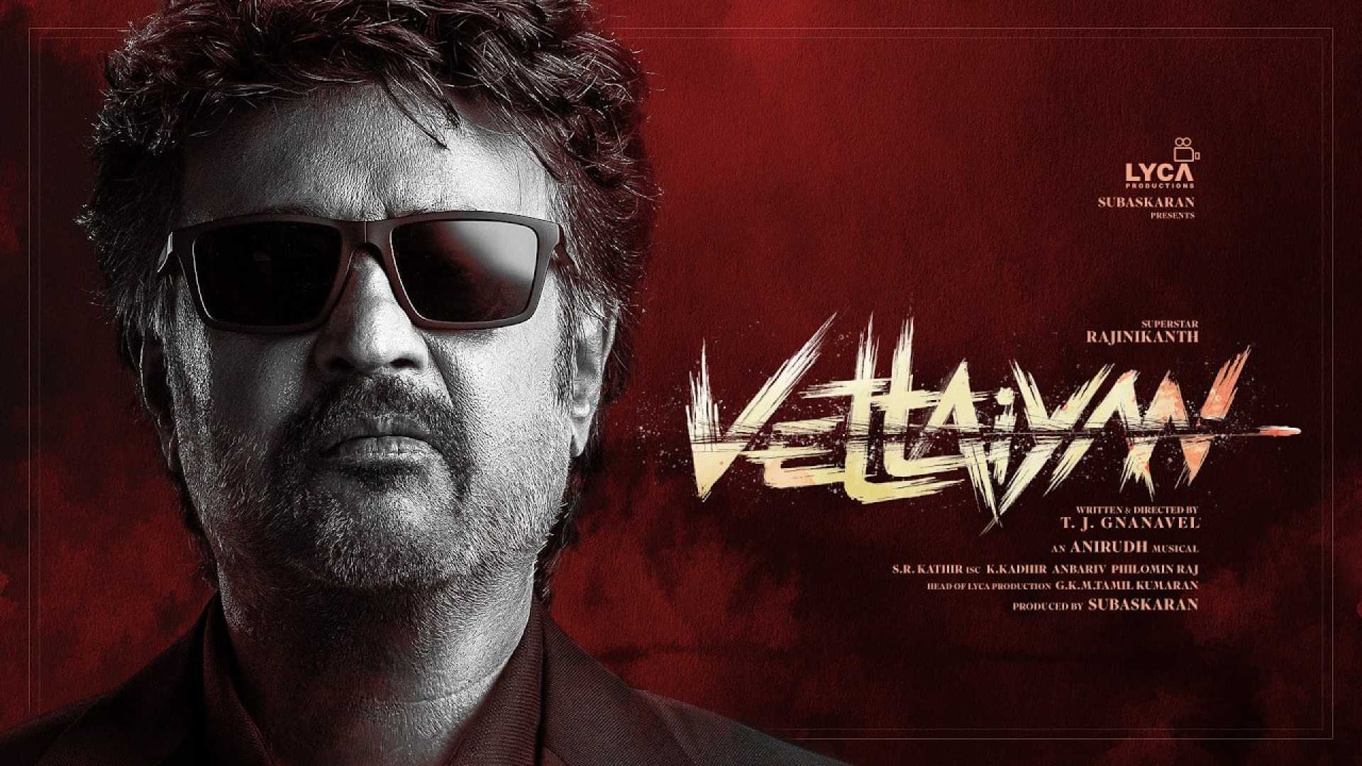 Rajinikanth Vettaiyan Movie Poster