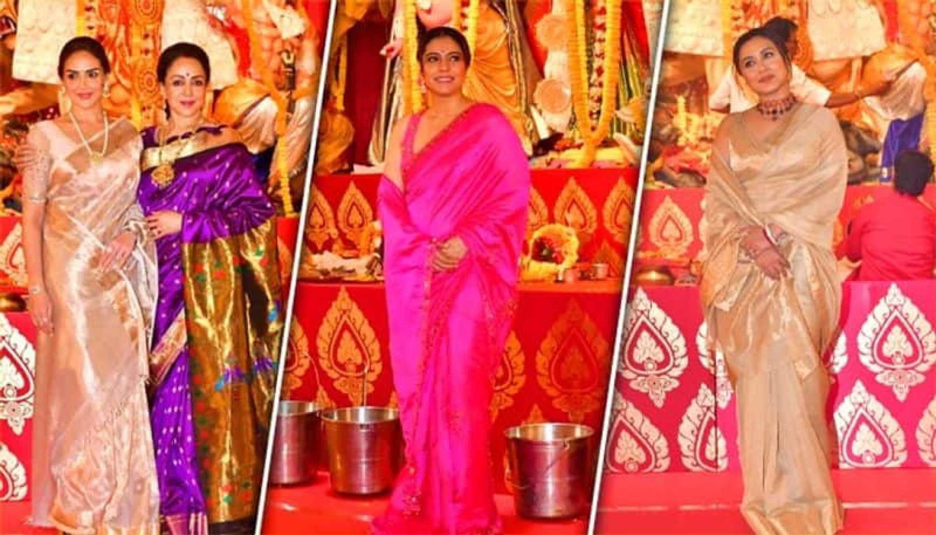 Rani Mukerji Kajol Durga Puja