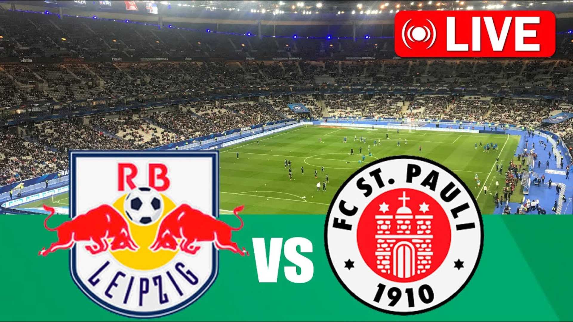 Rb Leipzig Vs Fc St. Pauli Dfb Pokal Match