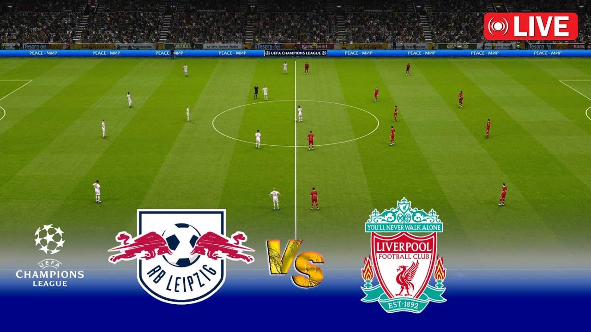 Rb Leipzig Vs Liverpool Champions League Match