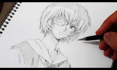 Rei Evangelion Fan Art Drawing