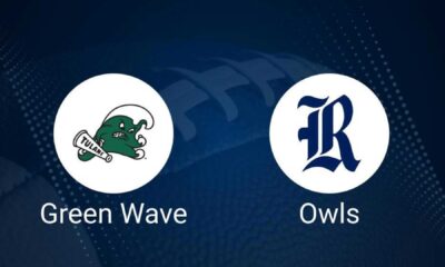 Rice Owls Vs Tulane Green Wave Football