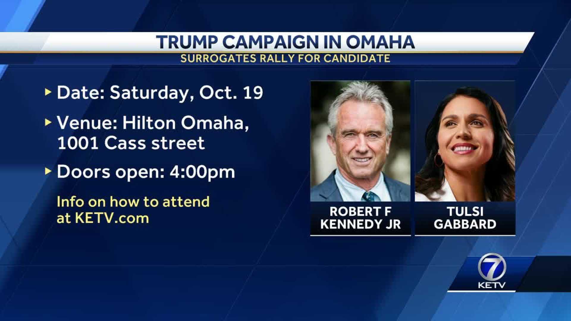 Robert F. Kennedy Jr. Omaha Event