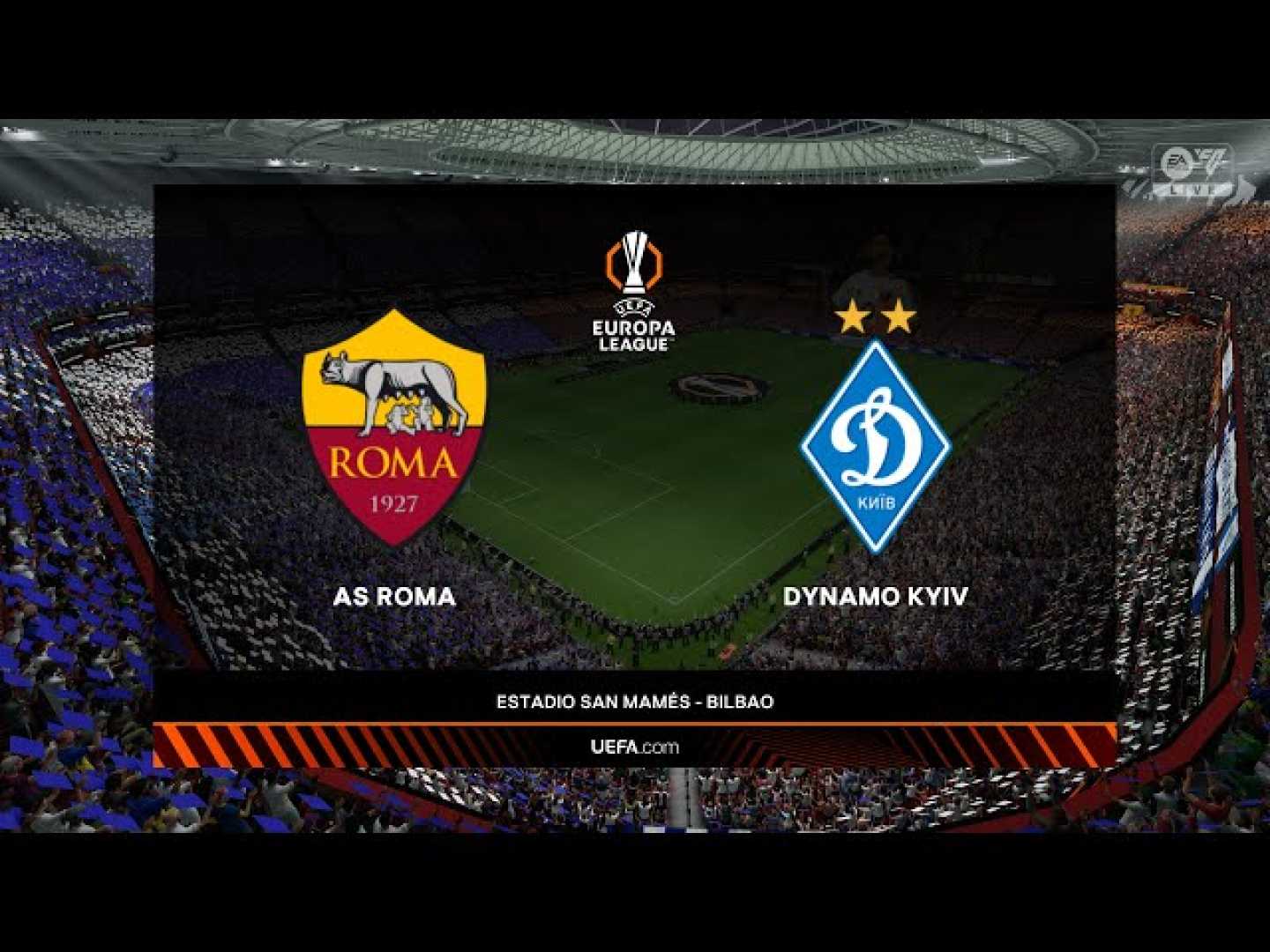 Roma Vs Dynamo Kyiv Europa League Match