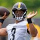 Russell Wilson Pittsburgh Steelers Practice