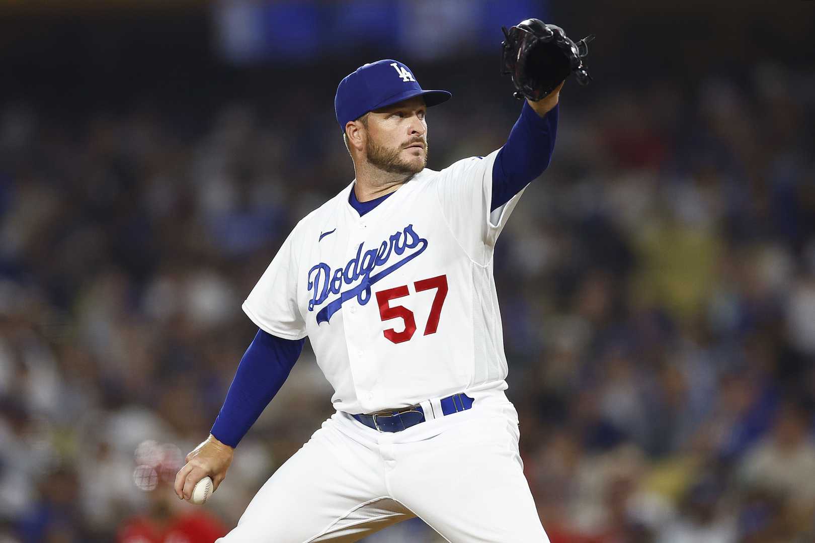 Ryan Brasier Pitching For Dodgers