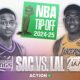 Sacramento Kings Vs Los Angeles Lakers Nba Game