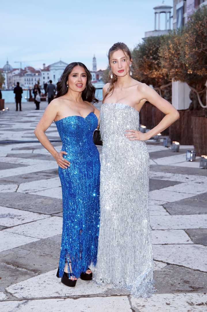 Salma Hayek And Mathilde Pinault At Venice Biennale