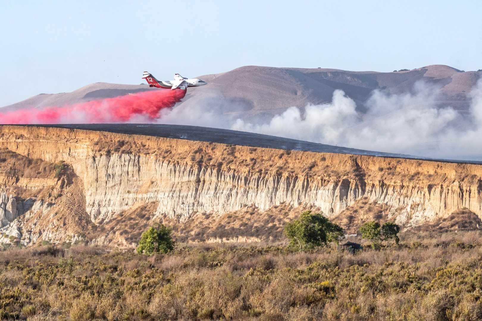 Santa Maria Riverbed Fire 2024