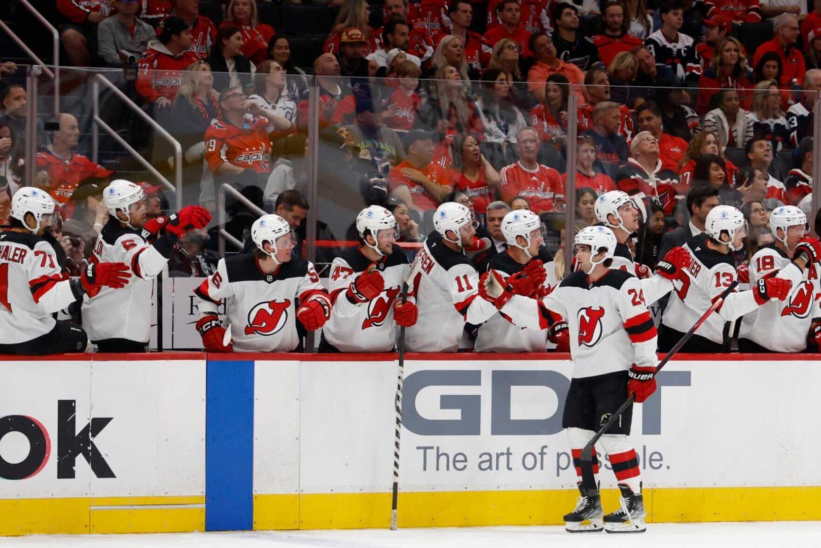 Seamus Casey New Jersey Devils Goal Celebration