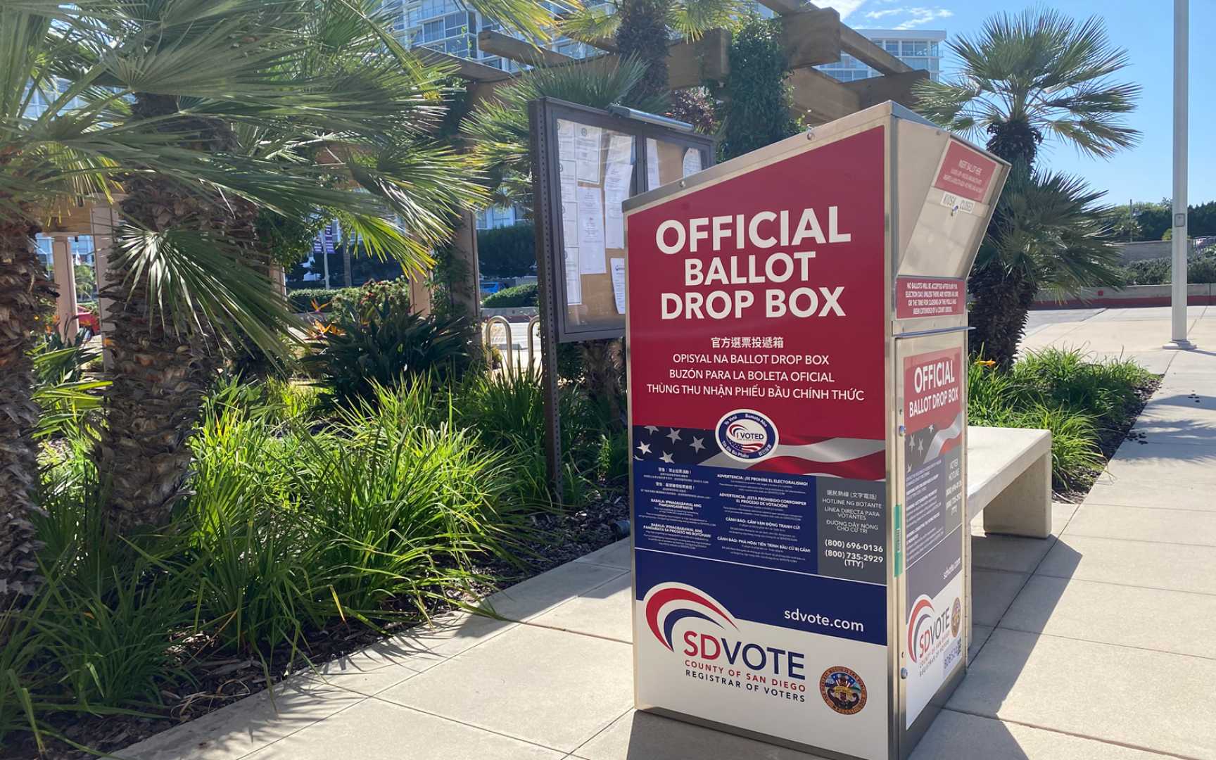 Secure Ballot Drop Box Locations