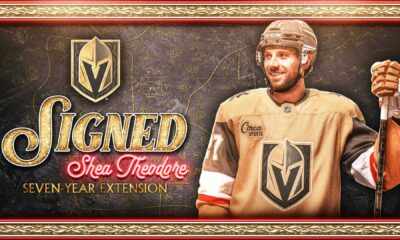 Shea Theodore Signing Contract With Vegas Golden Knights