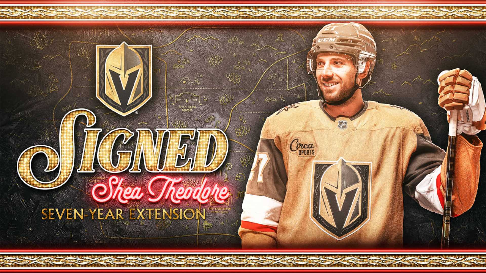 Shea Theodore Signing Contract With Vegas Golden Knights