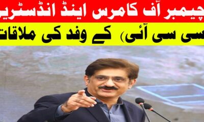 Sindh Chief Minister Syed Murad Ali Shah Meeting Kcci Delegation